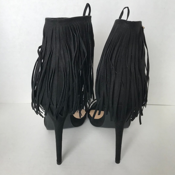Brand New Justfab Fringed Heels Size 10 - Picture 5 of 6